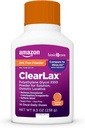  Basic Care ClearLax Polyethylene Glycol 3350 Powder for Solution, Orange Flavor, Osmotic Laxative, Stool Softener, Relieves Occasional Constipation, 8.3 ounce (Pack of 1)