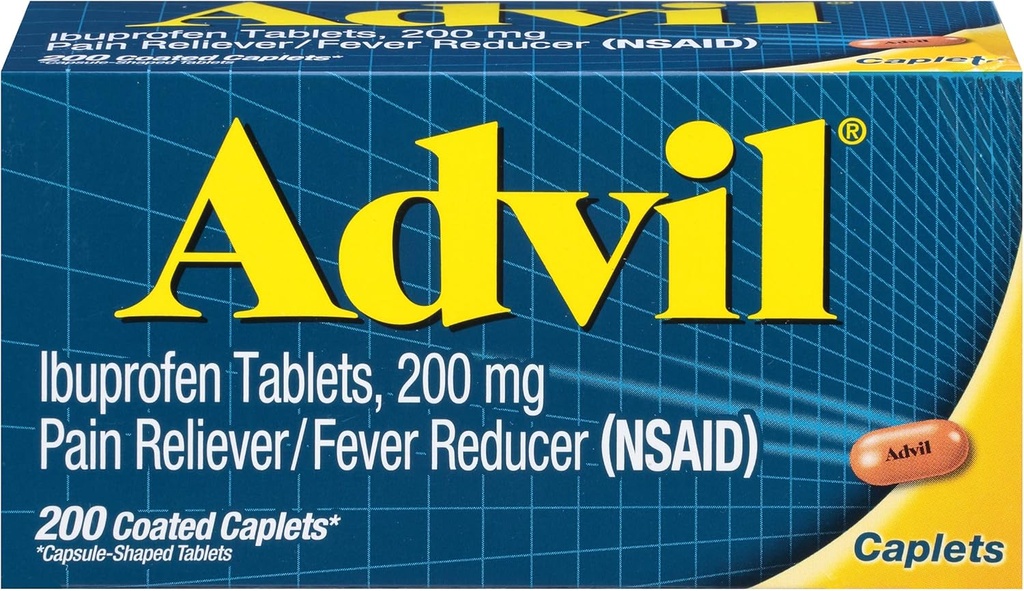 Advil Ibuprofen Tabletler, 200 Kont