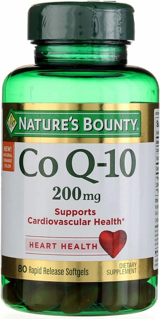 Set van 2 Nature's Bounty Co Q-10 200 mg, 80 tabletten