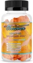 Chronox Orange Flavor Omega 3 Rybí olej Gumies pre dospelých - Delicious Chewable Omega 3 Supplement with Fish Oil - Pills Alternative a non-GMO Gumies for Daily Health - (60 Počet)