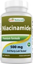 Cel mai bun Naturals Niacinamidă 500 mg 240 comprimate (Sitabil pentru vegetarian) - Non-Flushing Forma de Niacin (Vitamina B3)
