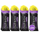 NewTrition® Extra Power Energy Shots, 250 mg Cafeine Energy Shots with Vitamina B & Amino Acids, Sugar-Free Vitamine Energy Shot, 1.7 floz (Pachet de 24, Struguri)