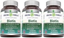 Amazing Nutition Biotin 10.000 Mcg Dieter Suplemen, 200 Capsules (200 Capsules (Paket 3)))