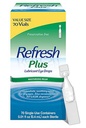 Refresh Plus Lubricant Eye Drops For Dry Eyes, Preservative-Free,Value Size, 0.01 Fl Oz Single-Use Containers, 70 Count