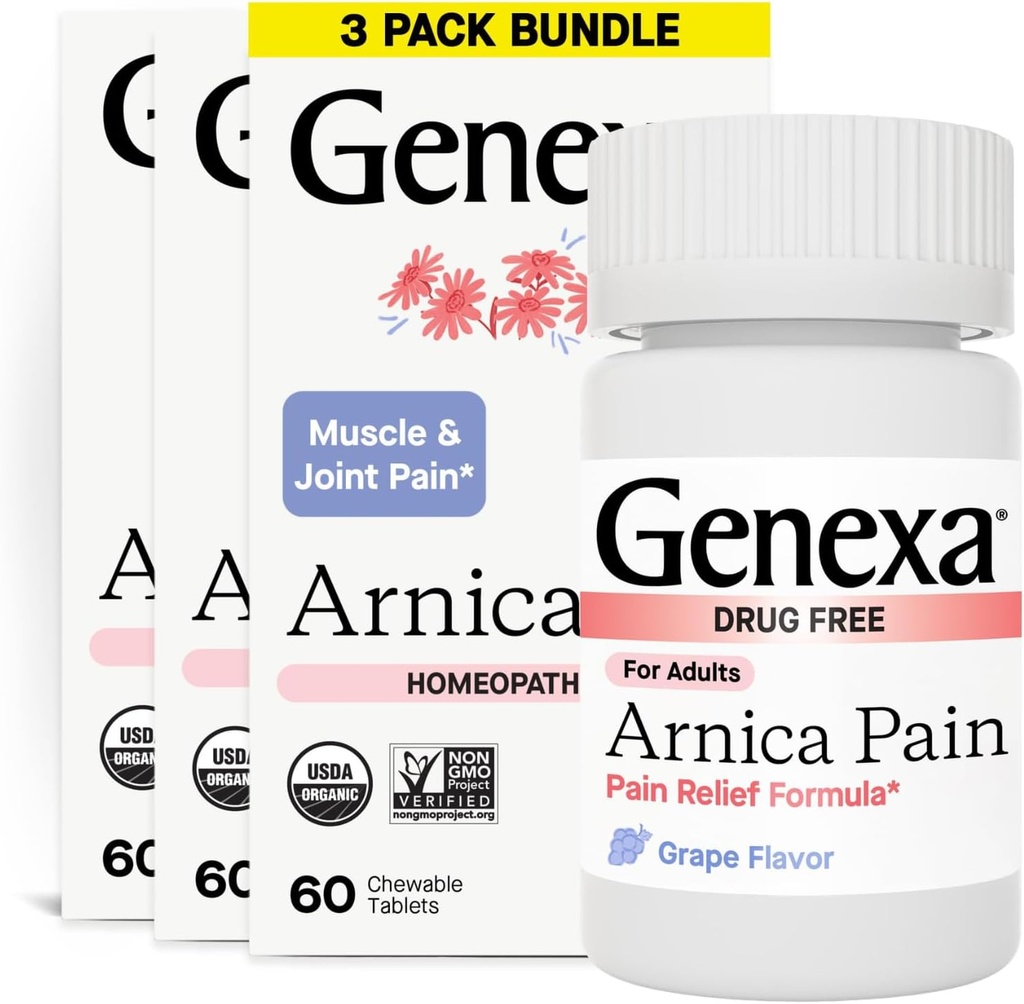 Genexa Arnica Tablets for Pain Refree Formula 