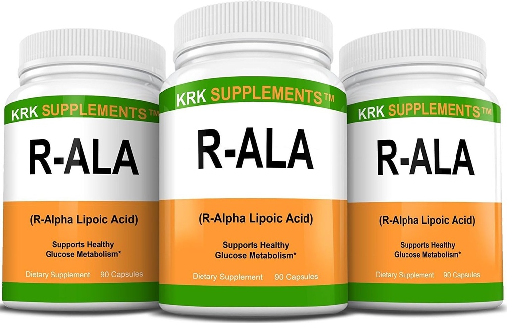 3 pudelit R- ALA R- alfa lipohape 200mg 270 kokku kapslit