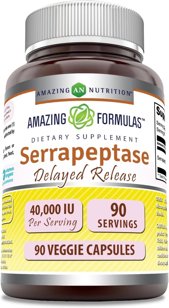 Verbazingwekkende Formules Serrapeptase Supplement 
