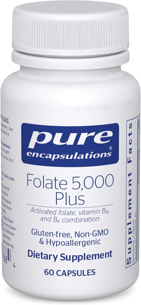 Pures nuesions - Flotele 5000 Plus - Activat Pastelatela, vitamina B12 i B6 Combination - 60 Capules