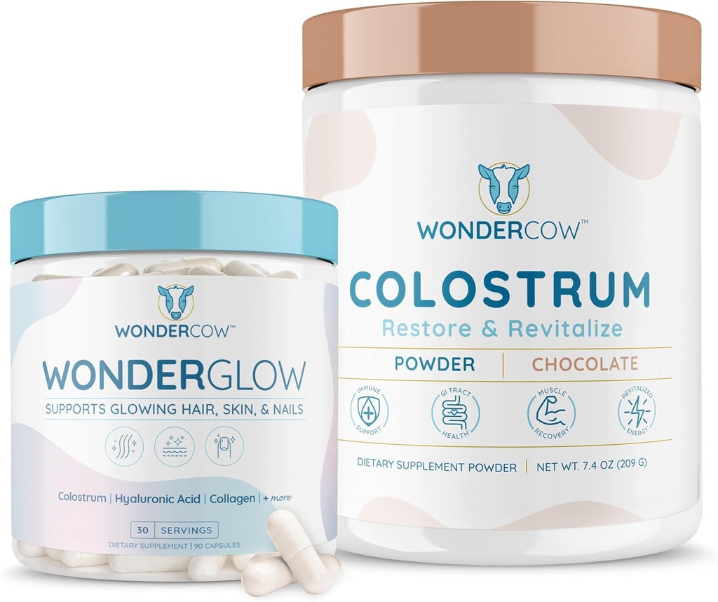 WONDERCOW WonderGlow Chocolate Colostrum Paket