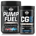 PMD Sports Ultra Pump Fuel Insanity - Pre Workout – Cherry Bombsicle (30 Servings) Sports CG5 Premium Creatine and L-Glutamine Powder (60 Servings)