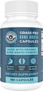 GrasGes-Fed Bone Broth Brosules amb Collage de Bone Browder. Collage suplementari per a Nals, pèls, parsecs i implementació de salut Digest*. Gut Friendly- Ingrends, 180 Capsules