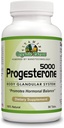 Organic Farm Vitamīni Progesterone 5000 - Ķermeņa dziedzeru sistēma Diētiskā Papildinājums, 100% Natural Progesterone Tabletes - Formula līdzsvara hormoni - progesterona Papildinājums, 90 tabletes