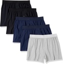 Essentials Cotton Jersey Boxers - Miesten alusvaatteet, saatavana Iso & Pitkä, pakkaus 5