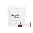 Para bem-estar Superfood Focus Mordidas (20 Conde), Cocoa Espresso Brownie – Reduz a fadiga, melhora a digestão e apoiar a função cerebral