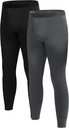 Men 's Lightweight Thermal Bottoms Fleece Line Long Johns for Men Base Layer Pants for Cold Weather