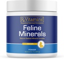 Rx Vitamins Feline Minerals - Taurine for Cat Heart Health - Calcium for Joint supplement - Immune Support for Cats with Magnesium ' Potassium - Skin and Coat supplement - 8oz