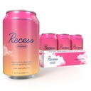 Recess Mood Magnesium & Adaptogen Drink, Calming Relaxation Beverage, 12 Ounce (Raspberry Lemon, 12 Pack)