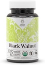 Black Walnut USDA Organic 60 kapselia ...High-Potency Natural Supplement ...