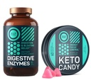 WILD FUEL Keto Candy with MCT Oil and Collagen and Digestive Enzymes with Probiotic and Prebiotic Bundle