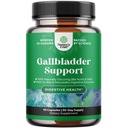 Gallbladder Support Digestive Enzymes with Ox Bile - Purified Ox Bile Salts for No Gallbladder & Pancreas Cleanse, Detox & Repair - Digestion Supplement with Pancreatin & Chanca Piedra - 90 Count