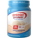 Premier Protein Powder, Vanilla Milkshake, 30g Protein, 1g Sugar, 100% Whey Protein, Keto Friendly, No Soy, Gluten Free, 23.3 oz (17 Servings)