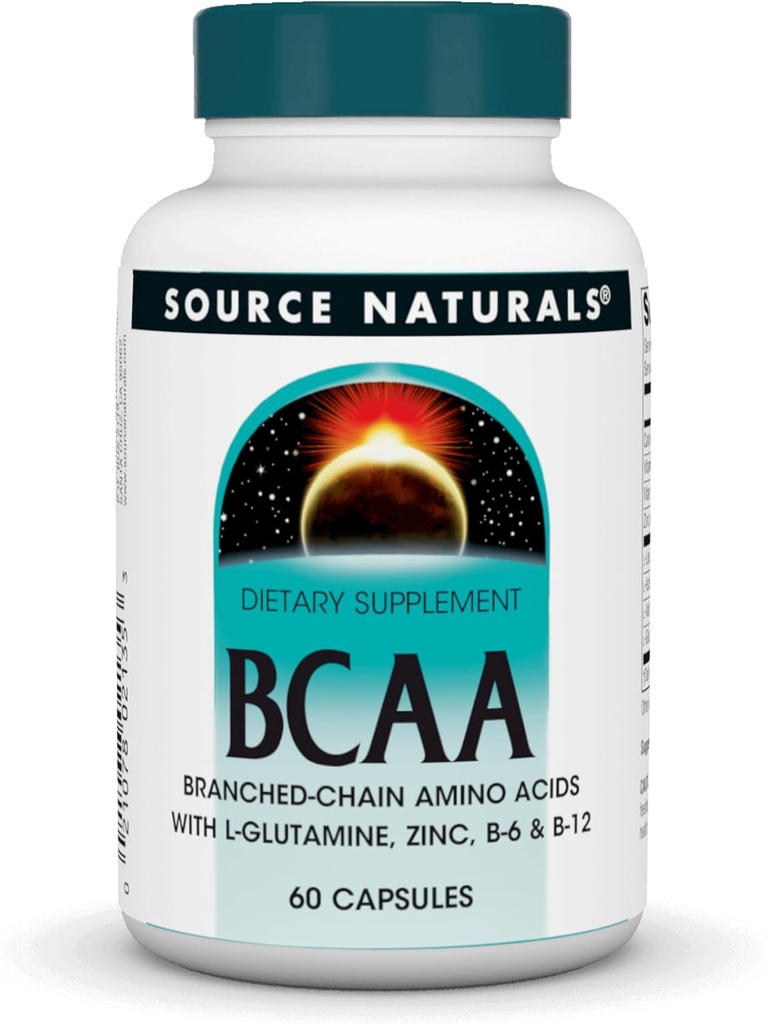 Sursa Naturals BCAA ramificat lant Aminoacids, oferă suport Body