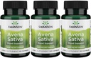 Swanson Avena Satva (Gasiva verd Oat Grarass) - Hebal suplementari Promoting System Salut - Implementació de la fórmula natural - (60 Capsules, 400mg cada) 3 paquets