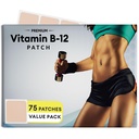 B12 Patch for Energy Plus – 75 Count Pack - B12 Patches – B12 with Methylcobalamin & Guarana