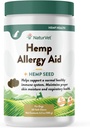 NaturVet Hemp Allergy Aid Supplement for Dogs, Hemp Seed, Antioxidants, Omegas, Dha & Epa for Health, 60 Count