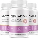 (3 Pack) Neotonics Capsules - Offizielle Neotonics Skin & Gut Essential Probiotics, Advanced Formula Neotonics Skin and Gut Organic, All Natural Supplement Neotonics Review, 90 Kapseln für 5 Monate