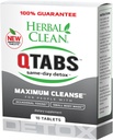 Herbal Clean - QTabs Same-Day Detox, bærbar og diskret, 10 tabletter