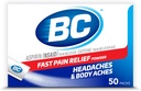 BC pulver | Fast smertelindring | aspirin (NSAID) & koffein | 50 greve (10042037103993)