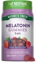 Looduse tõde Melatoniin Gummies 5mg | 60 Count | Segatud marjamaitse | Vegan, mitte-GMO ja gluteenivaba toidulisand