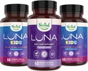 Nested Naturals Luna Kids Sleep Supplement (60 tabletek do żucia) & Luna Natural Sleep Aid (60 kapsułek wegetariańskich)
