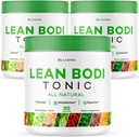 LIVORKA Lean Bodi Tonic, alle naturlige avansert formel pulver - 90 serveringer (3 måneders forsyning) - Pakke med 3