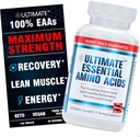 Ultimate 100% Essential Amino Amino Acid Supplement - 150 Easy-to-Swallow, 1g obložene tablete - Vse 9 EAA s 40% levcinom v Optimiziranem BCAA razmerju - povečanje energije, Lean Muscle & Recovery - Keto & Vegan