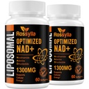 Liposomal NAD+ Supplement, 1300 mg per Serving, NAD Plus Supplement with Liposomal Delivery, Supports Cellular Energy and Healthy Aging, 120 Softgels