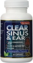Clear Products Homeopathic Formel, Sinus och Ear, 60 Count