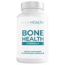 PUREHEALTH RESEARCH Bone Health Formula - for Bones, Joint & Skeletal Wellness - with Calcium, Magnesium, Zinc, Copper, Manganese, Potassium, Vitamin K2, D3, C & More for Women & Men - 150 Capsules