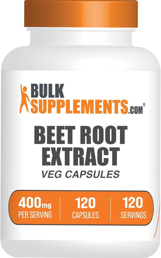 Massals.com Beet Root Extracles - Beet Root suplementaris, Beet Root Piells, Helbal suplementari - Vegan- Amicly, 8000mg equivalent, 1 Capsule per Serving, 120 Veg Caples (Pack de 1)