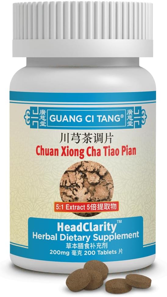 Chuan Xiong Cha Tiao Pian (HeadClariteit) 200 mg 200 tabletten