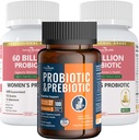 Gut Health Support Bundle: 2 Buteliai moterų Probiotikai + 1 Butelis Universalus Probiotikai - Digimasis, Šlapimo & Imuninė Sveikata vyrams ir moterims