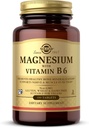 Solgar Magnesium with Vitamin B6, 100 Tablets - Promote Healthy Bone Mineralization, Support Nerve & Muscle Function, Energy Metabolism - Non-GMO, Vegan, Gluten Free, Dairy Free, Kosher - 33 Servings