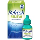 REFRESH RELIEVA Lubricant Eye Drops Artificial Tears, 0.33 fl oz (10 mL)