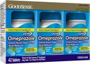 GoodSense Omeprazole retardou a liberación de tabletas 20 mg, Cool Mint, Treats Frequent Heartburn, Acid Reducer, Heartburn Medicine, 42 Condes