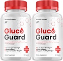 Gluco Guard Capules, GlucoGuard Avançat suplementari, Tota fórmula natural per mantenir nivells de salut, màxima fórmula Daily, GlucoGuard Capules Reviews (2 paquets - 120 Capules)