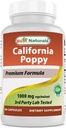 Best Naturals California Poppy 1000 mg Еквивалентно - 60 капсули