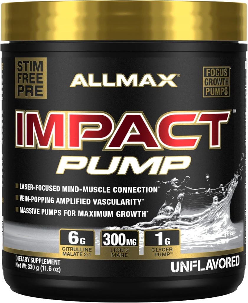 Pompa LLMAX Nutrection Stem Free Pre Workout, 30 Servings (Unflashed)