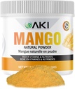 AKI Mango Extract Powder (6.34oz/180g) - C-vitamiini ja muut ravintoaineet - kuivattu mango, ihanteellinen Booster täydentää proteiini Smoothies, Sorbet Seasoning, Juice, mehujäätelö & jäätelö