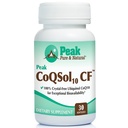 Peak CoQSol10 CF - 100% Crystal-Free Ubiquinol CoenzymeQ10 for Enhanced Bioavailability - Ubiquinol CoQ10 - Natural Energy Booster - Supports Immunity, Brain and Heart Health (30 Softgels)